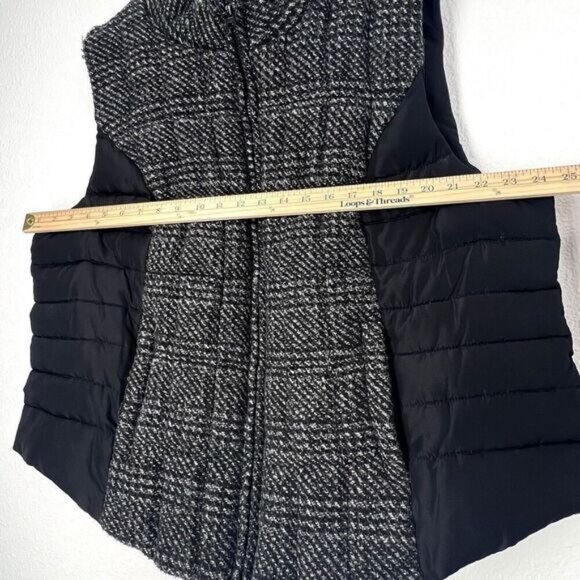 Ruff Hewn Puffer Vest With Sweater Top cool Ruffhewn black jacket plus 3X. - Picture 4 of 8